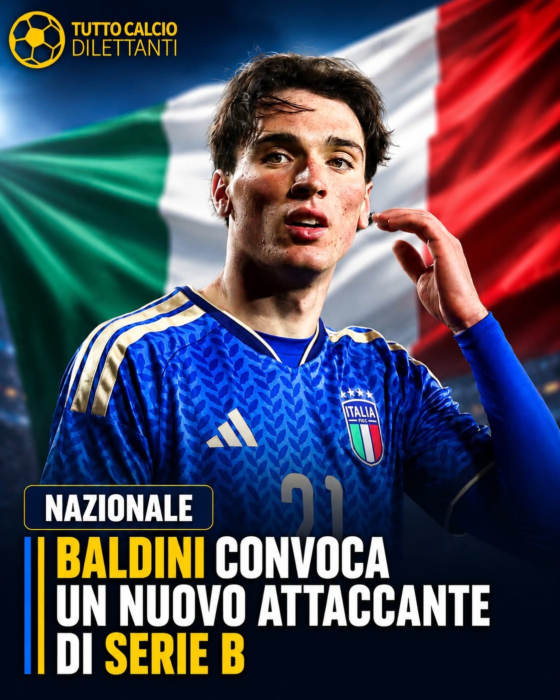 baldini convoca Cacciamani della J.Stabia