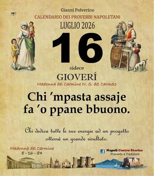 PROVERBIO DEL GIORNO