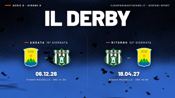 Serie D:  Ischia e Real  Forio  giocheranno il derby all'Immacolata ed il 18 aprile