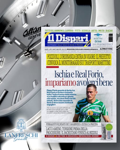 LA PRIMA PAGINA DEL DISPARI DI OGGI IN EDICOLA