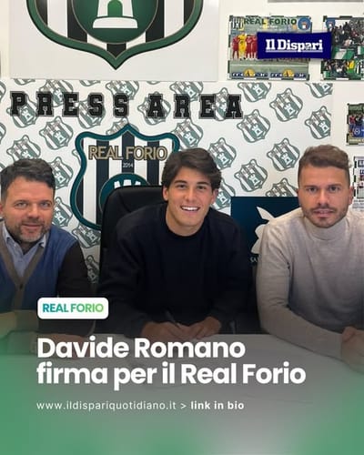davide romano firma per il real forio