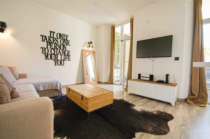 5 personnes - 3 pièces - 1 salle de bain