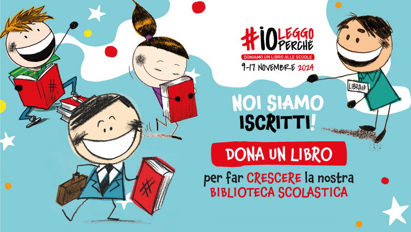 #IOLEGGOPERCHE' - DONA UN LIBRO ALLA SCUOLA