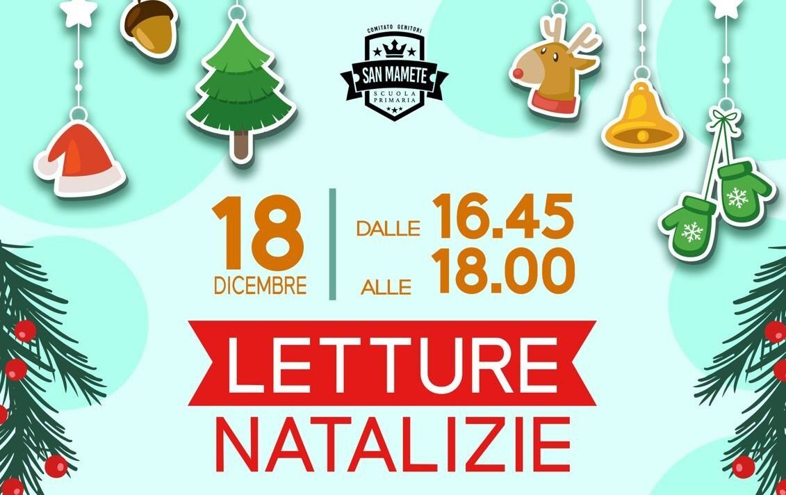LETTURE NATALIZIE - BIBLIOTECA SCOLASTICA SAN MAMETE