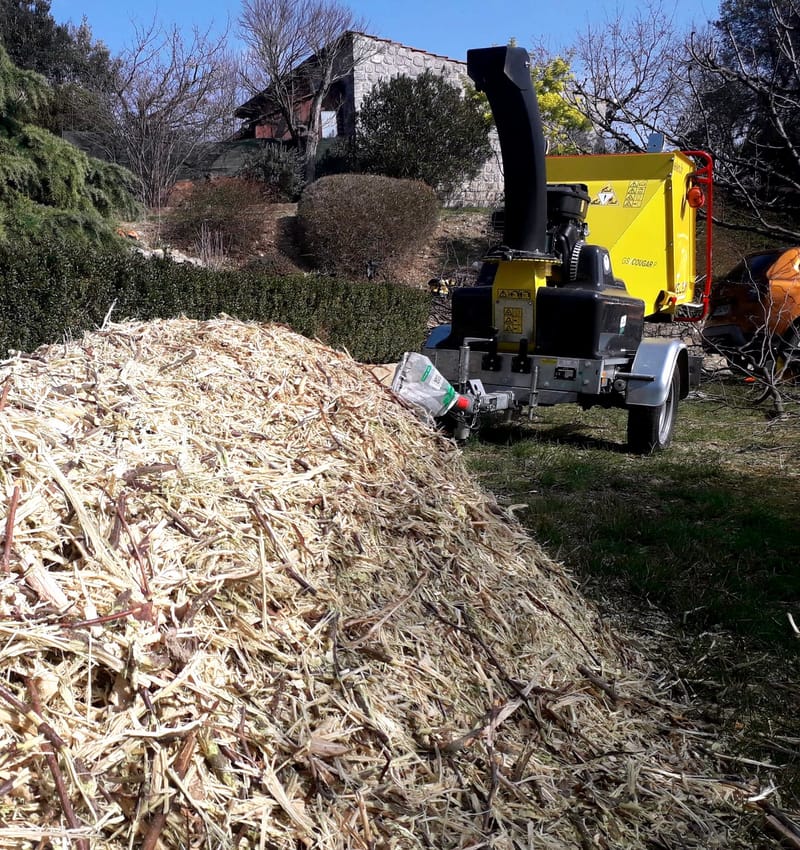 Broyage écologique des végétaux
