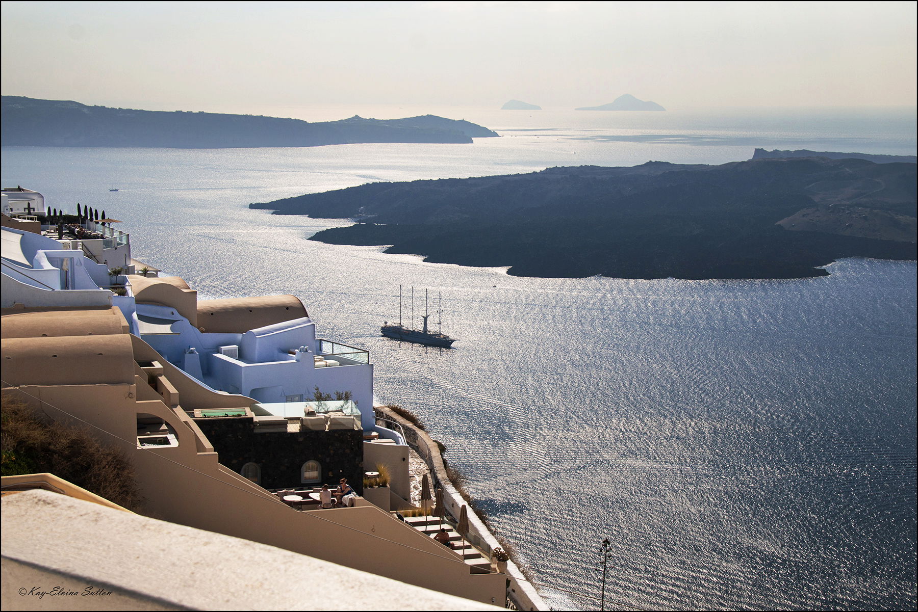 Overlooking the Caldera