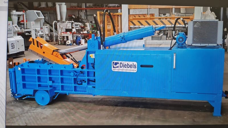 Used RMH metal baler
