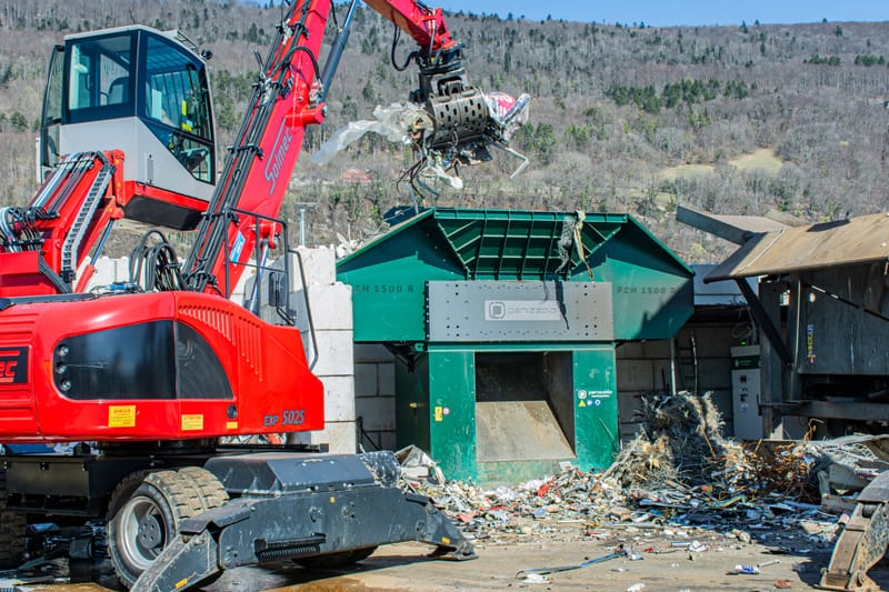 Panizzolo Hydraulic Metal Shredders