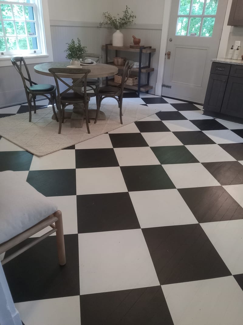 Kitchen Floor Painting