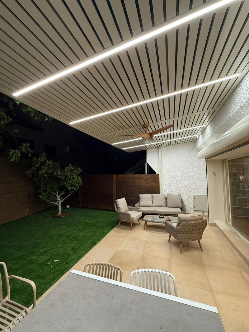 פרגולות אלומיניום