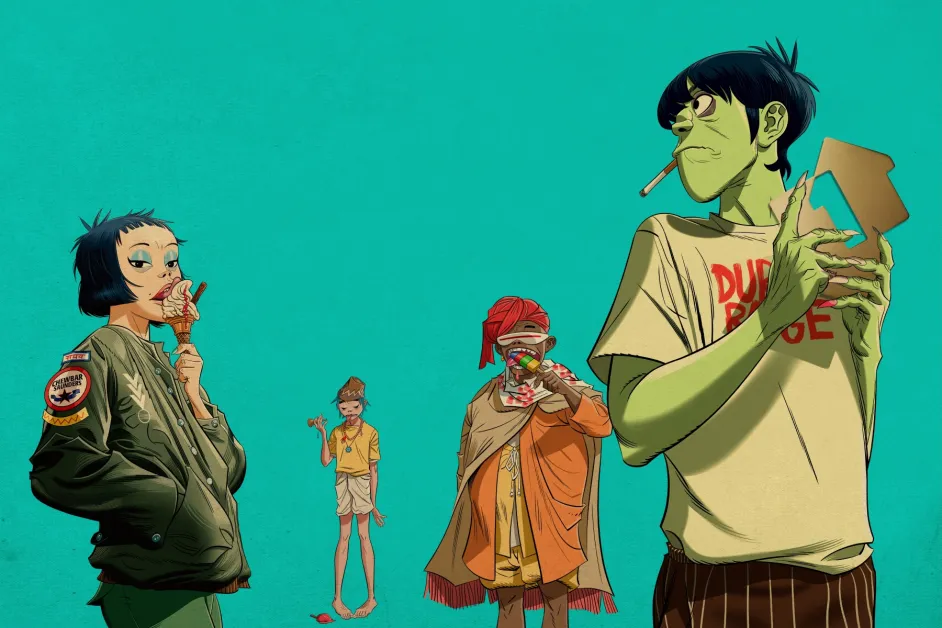 Gorillaz Reach the Summit: ‘The Mountain’ Scales the U.K. Charts to Secure Number 1