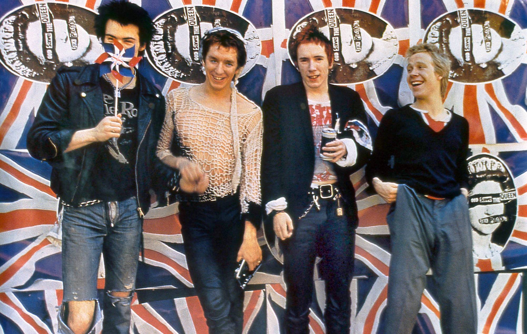 Sex Pistols celebrate Queen Elizabeth's the second Silver Jubilee in 1977