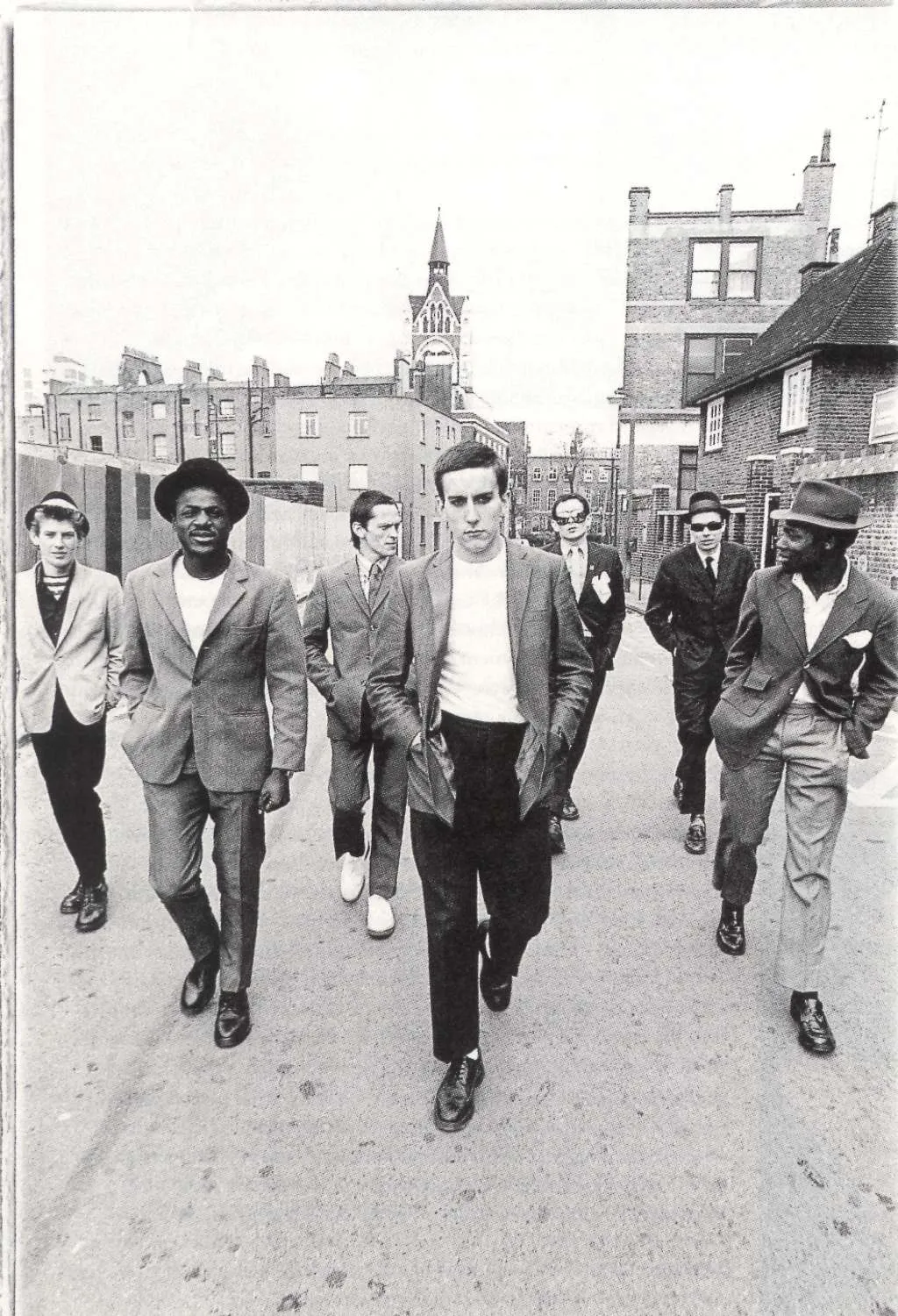 Single cover for Ghost Town, the 1981 single by The Specials 