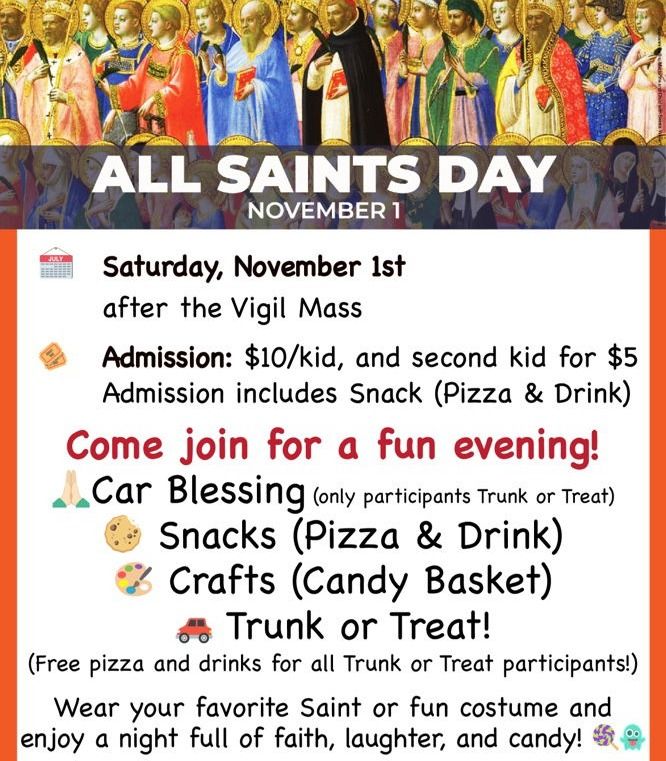 [ALL SAINTS DAY] Trunk or Treat!
