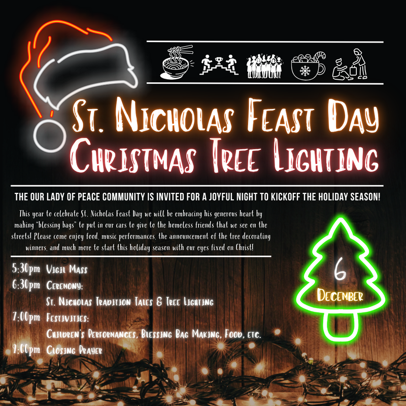 St. Nicholas Feast Day Tree Lighting 🎄 성 니콜라스 축일 트리 점등식