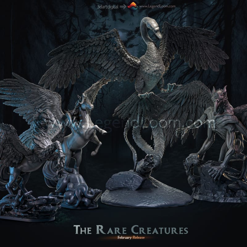 Three Mythical Creatures