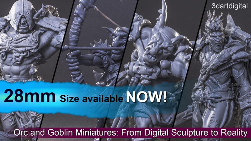 Orc and Goblin Miniatures The Gods of War