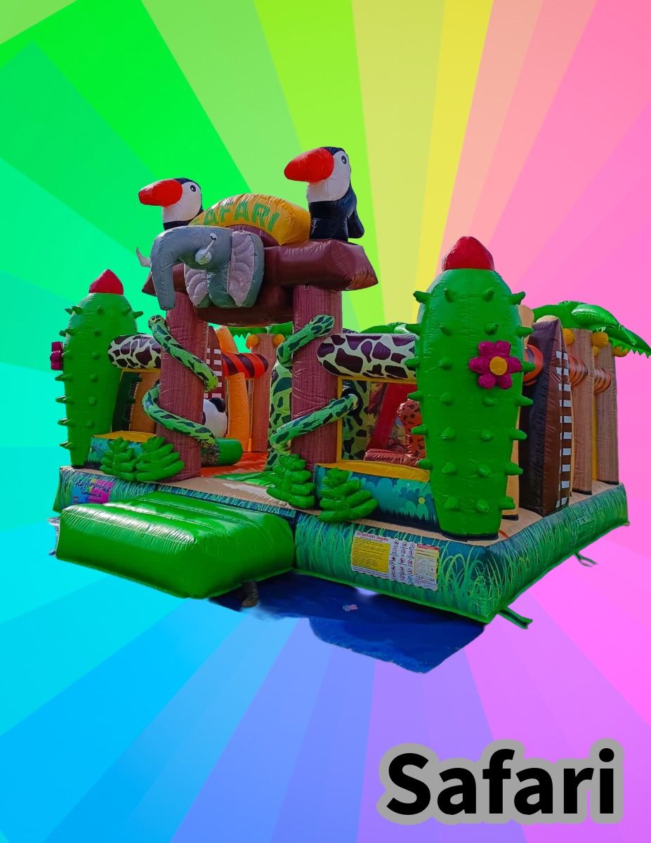 Hüpfburg Safari