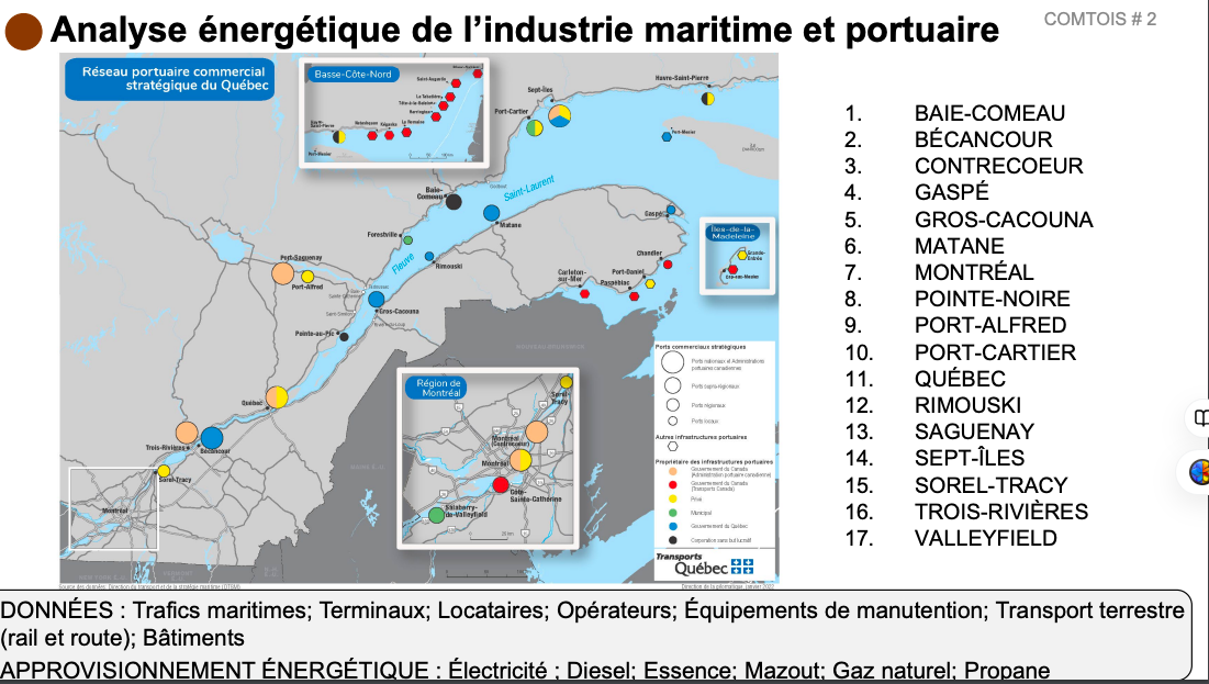 Le 9 juillet 2024 - Webinaire: conférence le Corridor maritime vert : un agenda de décarbonation du transport maritime et portuaire du système Saint-Laurent