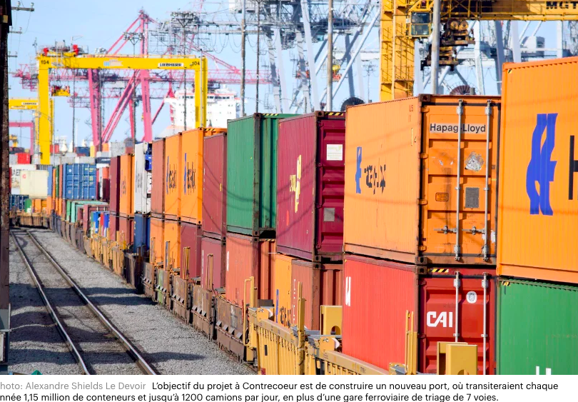 Démarrage des travaux du mégaprojet de port de Contrecœur en septembre? - Le Devoir  le 12 août 2025