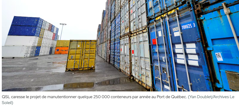 Le 11 novembre 2025 - Le Soleil -Des citoyens s’inquiètent d’un passe-droit pour les conteneurs de QSL