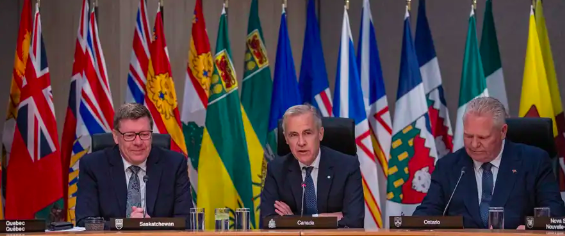 Rencontre des premiers ministres à Saskatoon Carney gagne le cœur de ses homologues