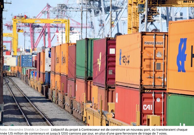 Démarrage des travaux du mégaprojet de port de Contrecœur en septembre? - Le Devoir  le 12 août 2025