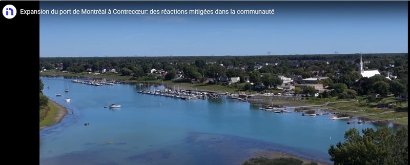 Expansion du port de Montréal à Contrecœur: des réactions mitigées dans la communauté