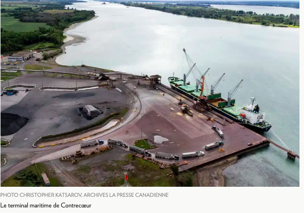 La Presse le 18 octobre 2025 -Expansion du port à Contrecœur Des citoyens « noyés » par le volume d’information
