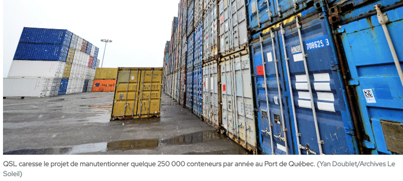 Le 11 novembre 2025 - Le Soleil -Des citoyens s’inquiètent d’un passe-droit pour les conteneurs de QSL