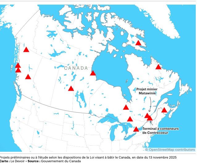 Le 13 novembre 2025 - Mark Carney ajoute un projet minier québécois à ses grands chantiers