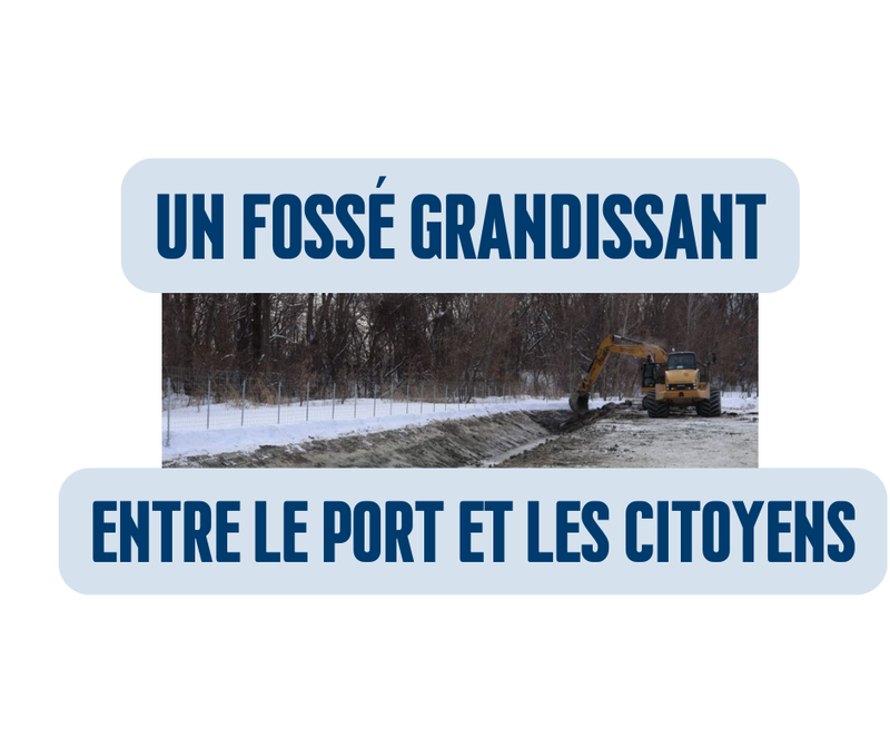 Le fossé grandissant entre le Port et les citoyens
