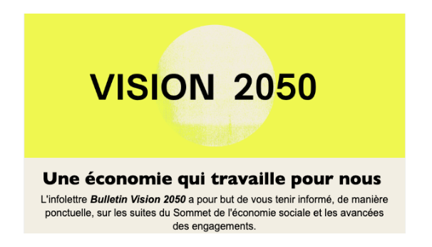 Février 2026 - Infolettre Chantier de l'économie sociale - Une économie qui travaille pour nous.