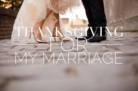 Thanksgiving and Marriage