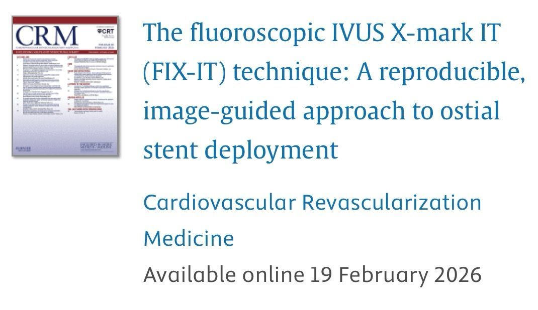 Research Contribution: Innovating Ostial Coronary Stenting with the FIX-IT Technique