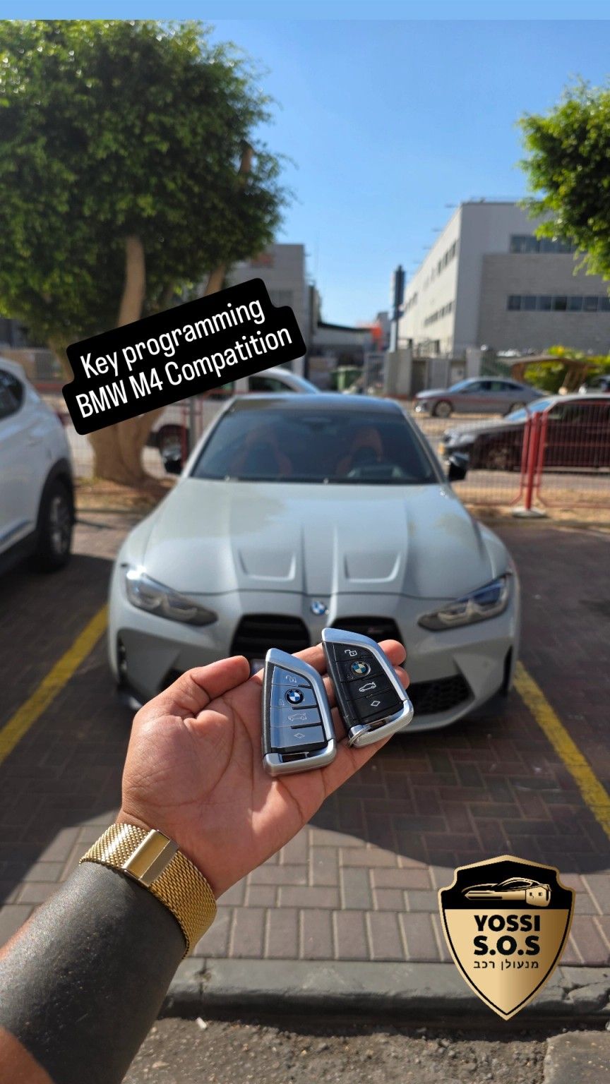קידוד מפתח BMW M4 Competition – יוסי SOS
