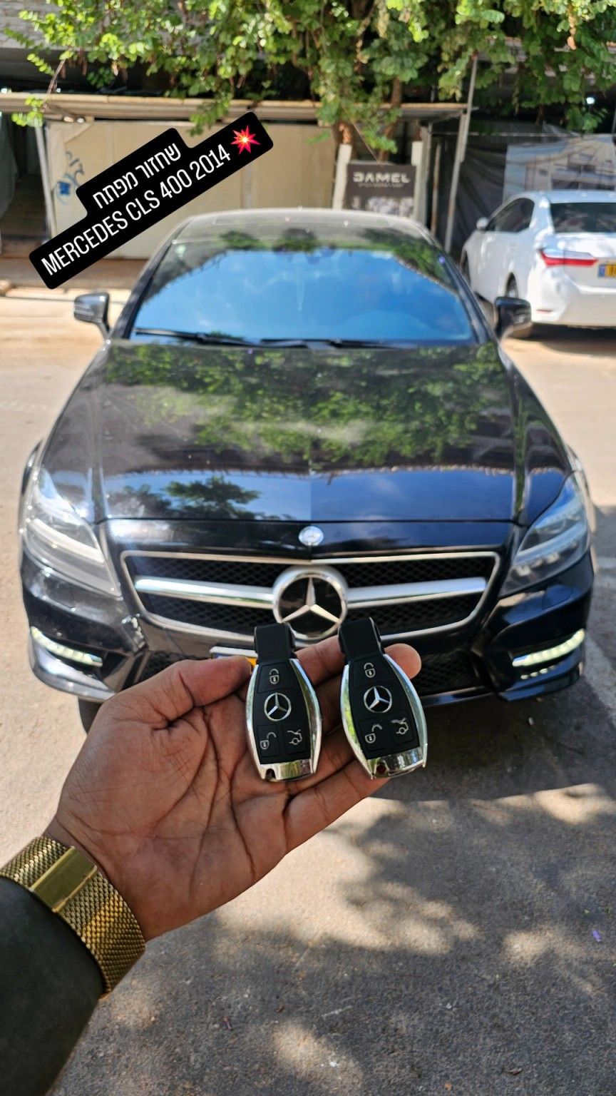 שחזור מפתח למרצדס CLS 400 – יוסי SOS