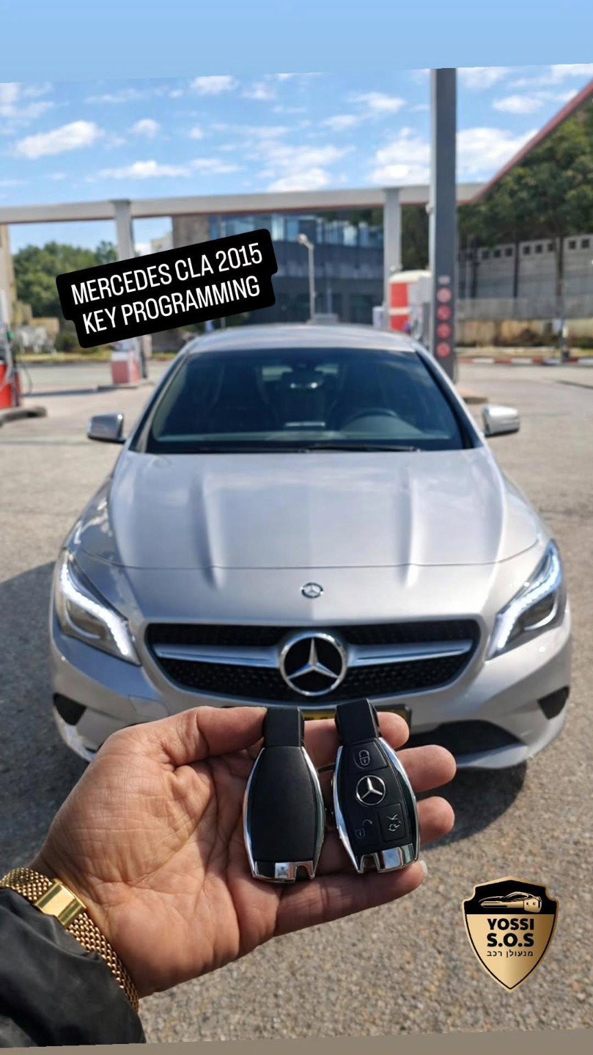 מנעולן Mercedes-Benz CLA – שכפול וקידוד מפתח לרכב