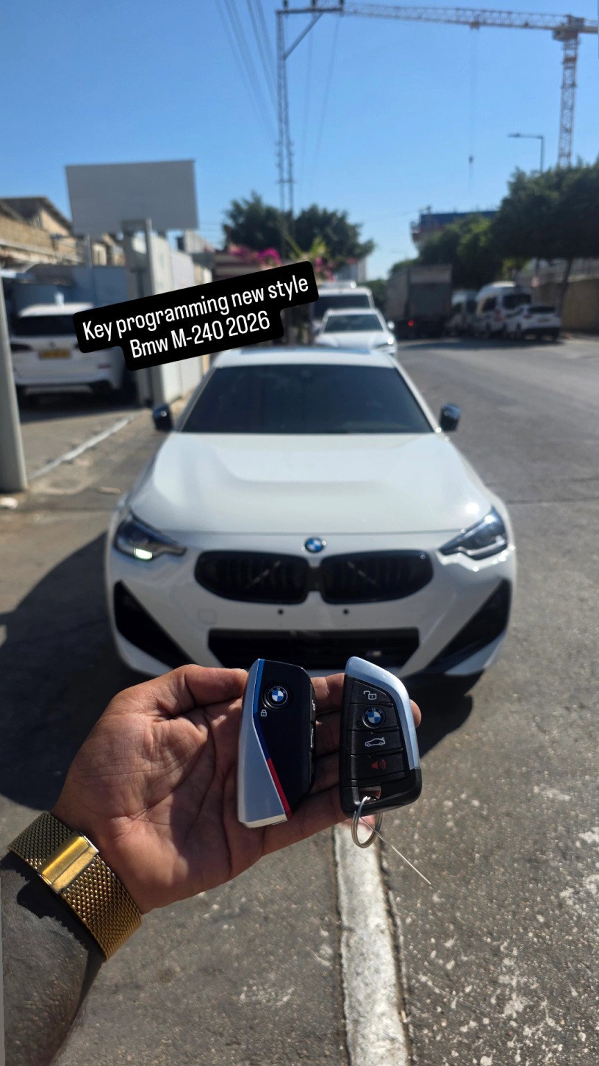 קידוד מפתח BMW M240 שנת 2026 – יוסי SOS מנעולים