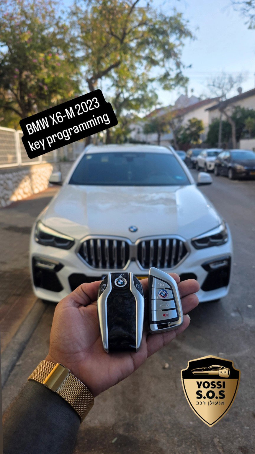 קידוד מפתח BMW X6 M שנת 2023 – יוסי SOS