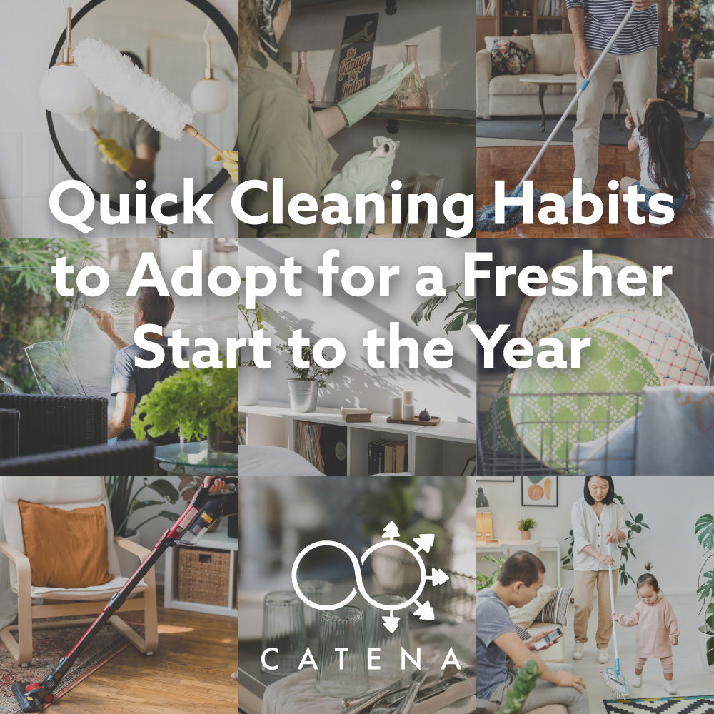 Quick Cleaning Habits to Adopt for a Fresher Start to the Year