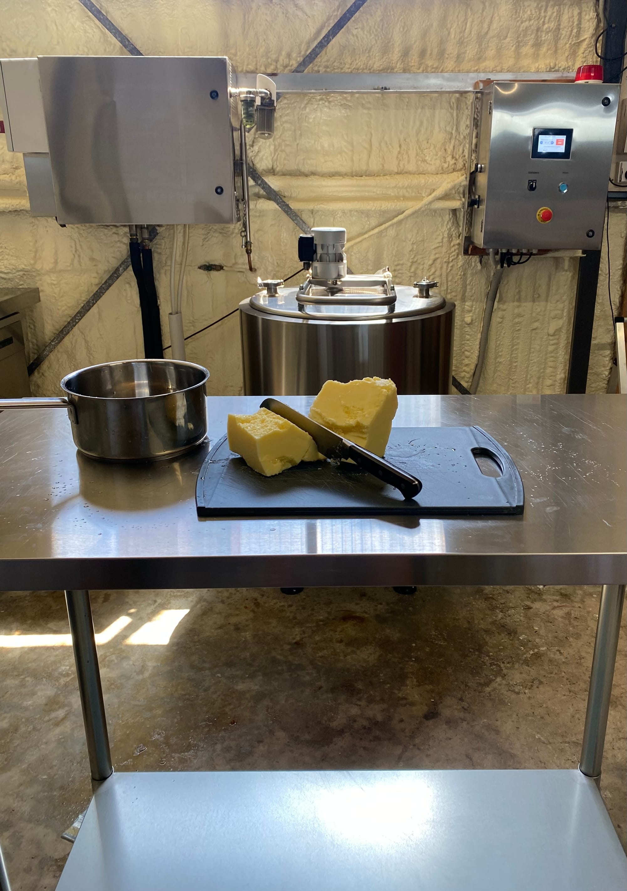 Tallow ready to make our Tallow skin creams