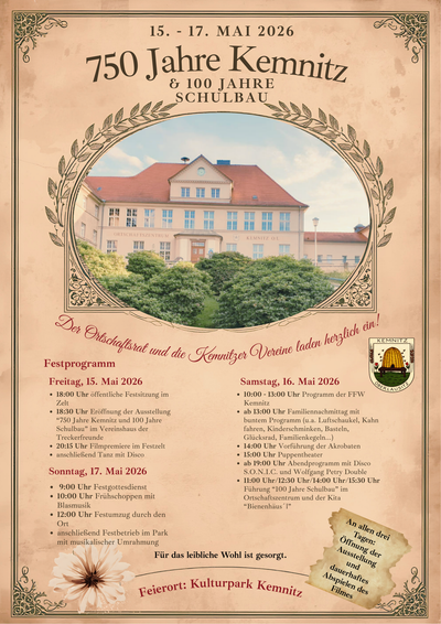750 Jahre Kemnitz