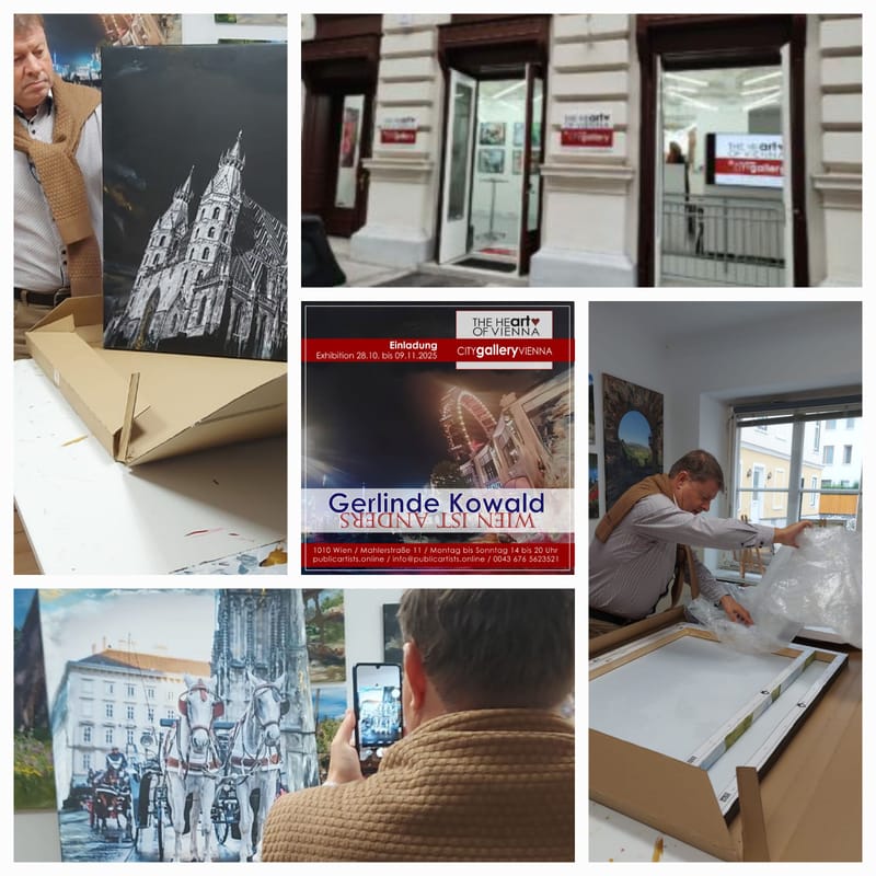 Ausstellung in der CITYgalleryVIENNA - 1010 Wien