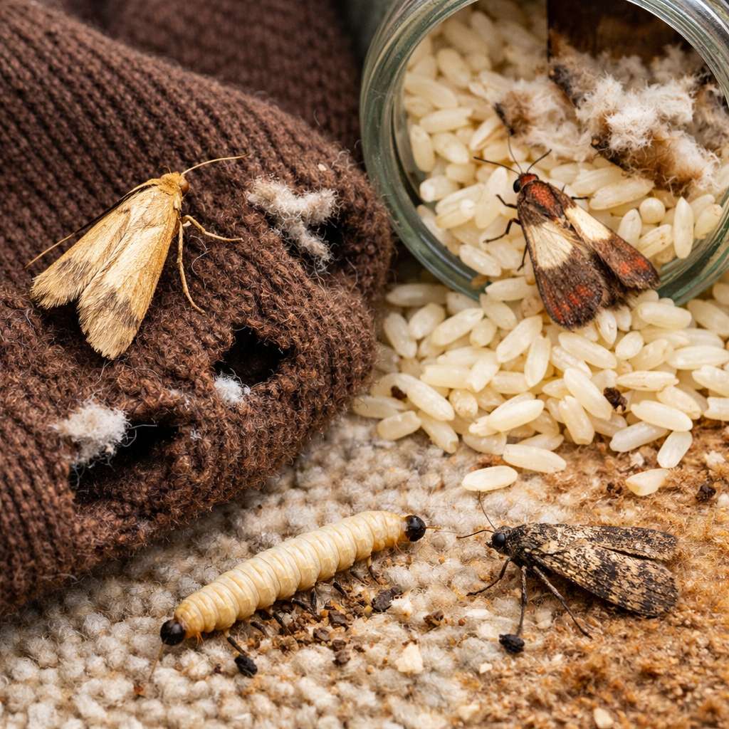 Moth Control in Taunton, Bridgwater & Somerset