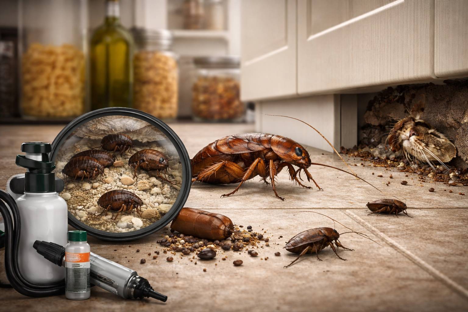 Cockroach Control in Taunton & Bridgwater | KO Pest Control