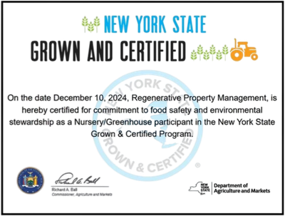 New York Grown & Certified