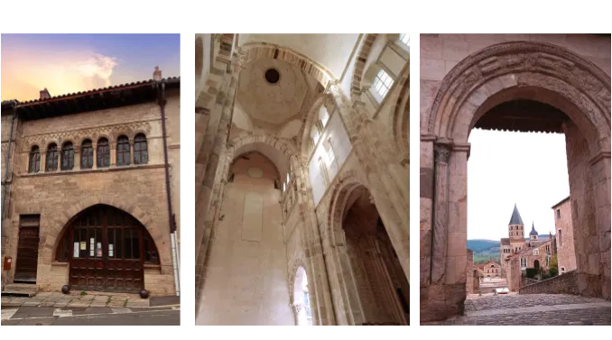 Les vestiges de l'abbaye de Cluny