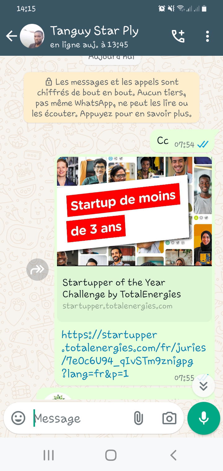 Concours du challenge total énergie 2024