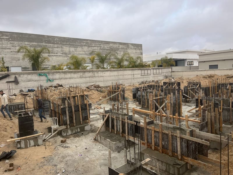 התקדמות בניה 